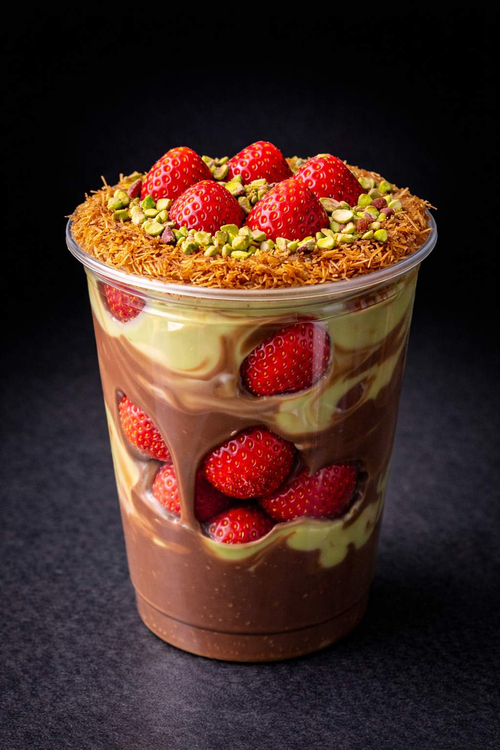 Royal Dubai Chocolate Strawberry Cup