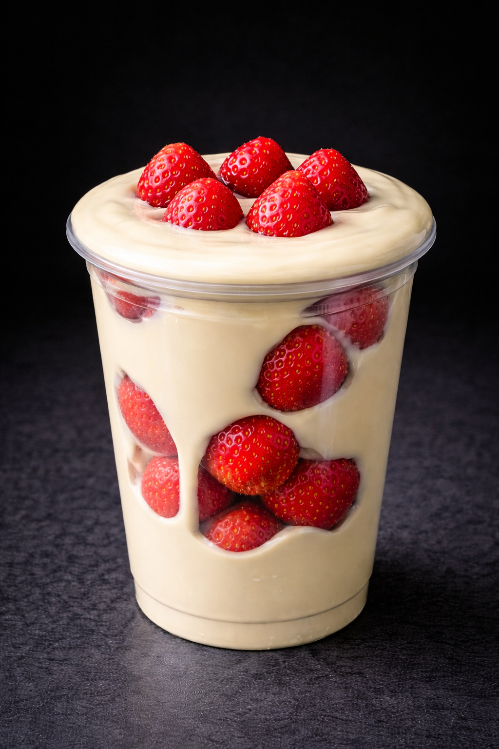 Snowfall Chocolate Strawberry Cup